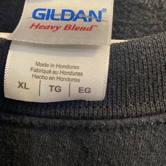 Gildan Marilyn Monroe Black Long Sleeve Crewneck Sweatshirt Size XL - Picture 4 of 5